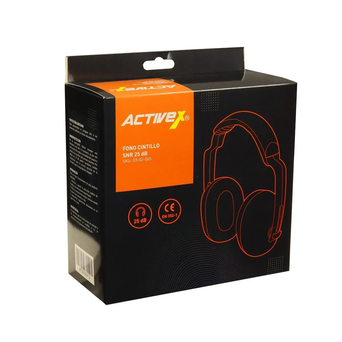 Fono Activex con Cintillo – Protección Auditiva Eficaz y Cómoda para Ambientes Ruidosos