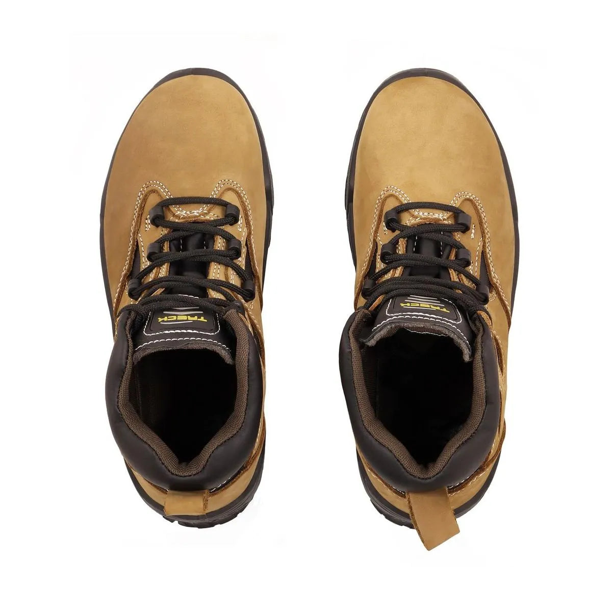 Botín de Seguridad Café con puntera