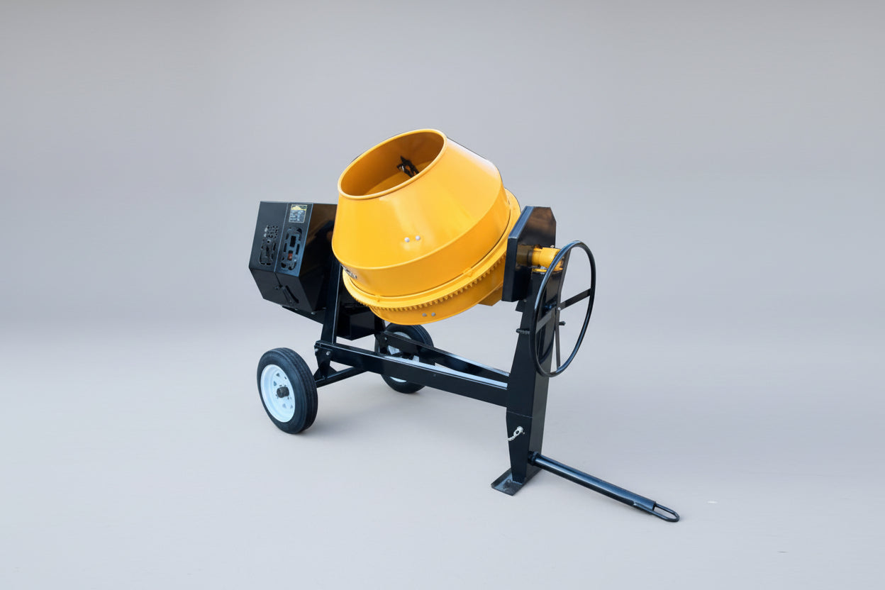 Betonera profesional 400 litros 9HP diésel para obras de mediana y gran escala.