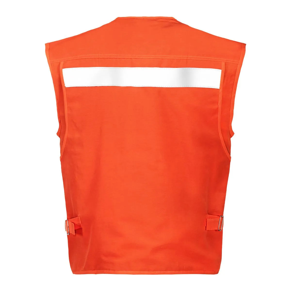 Chaleco Geólogo Naranjo Reflectante Poplin