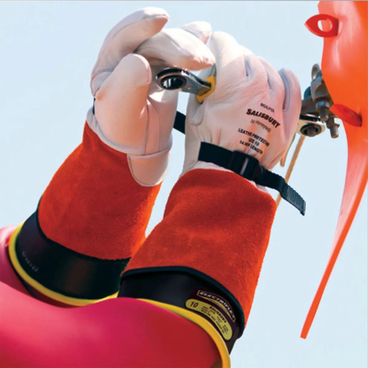 Protector de Cuero para Guante Dieléctrico Salisbury 12"