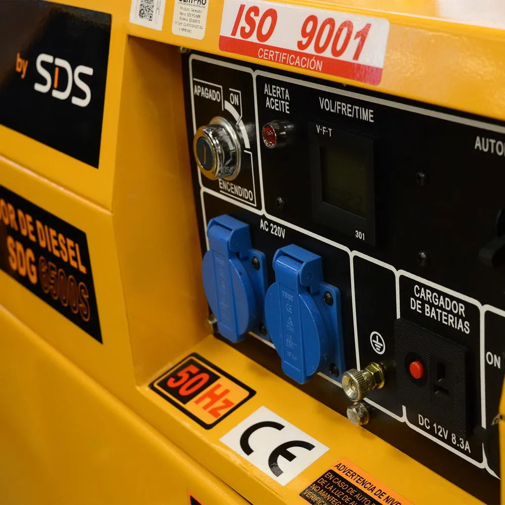 Generador Diésel SDG6500S – 5.0 kW