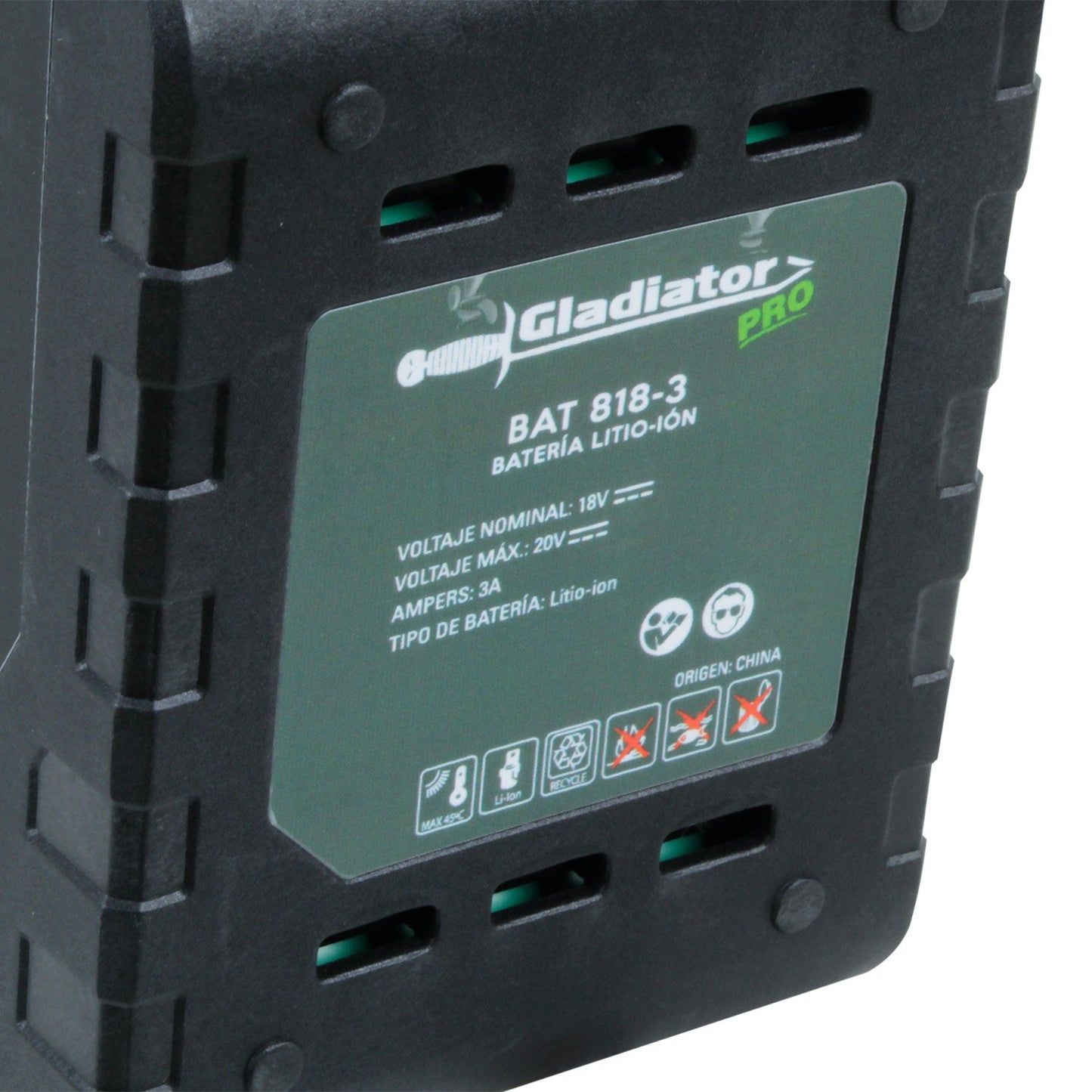 Cepillo Inalámbrico Gladiator GG 822/18 C1 – Precisión y potencia en cada pasada