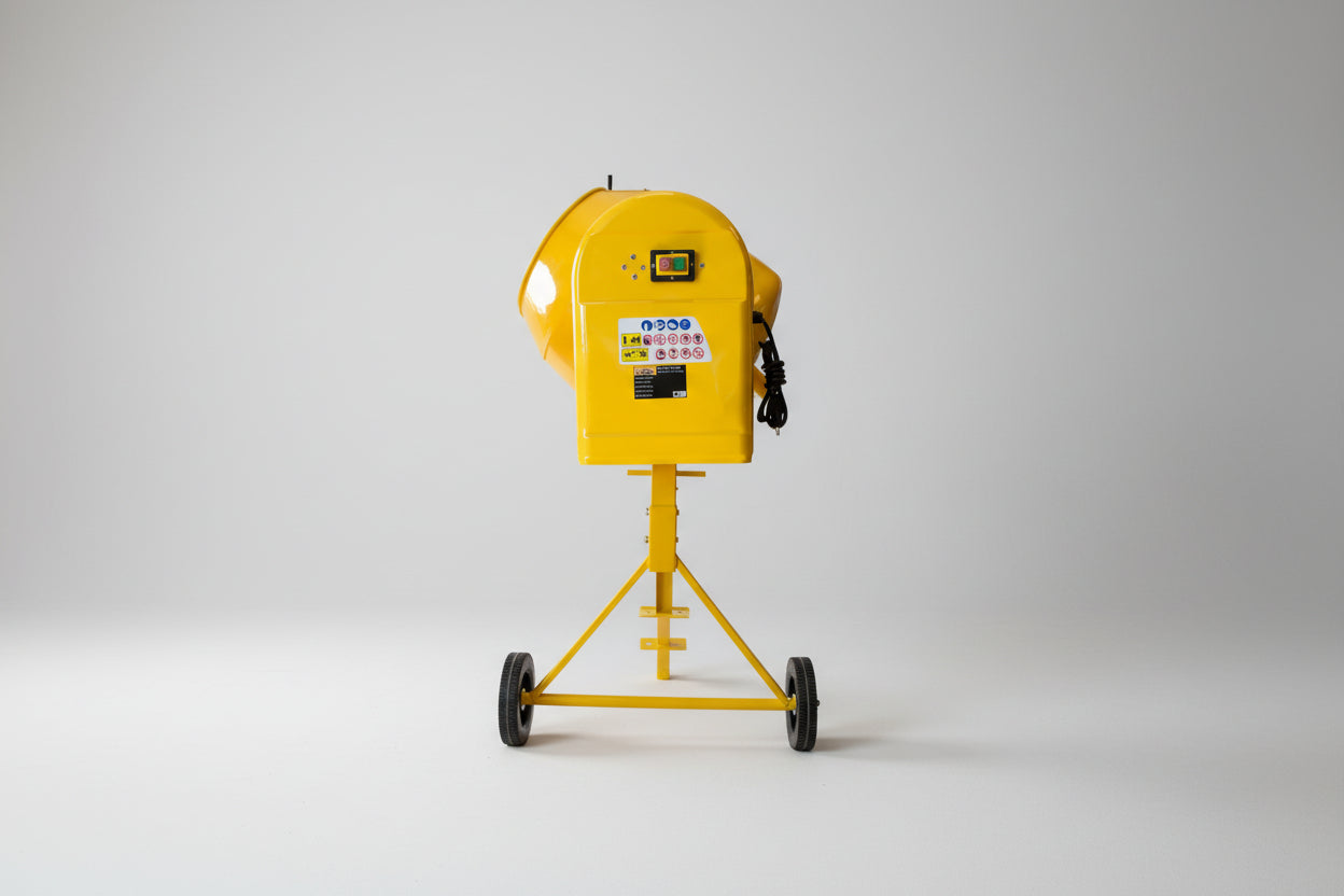 Betonera eléctrica 140 litros 220V ideal para obra menor y trabajos domiciliarios.