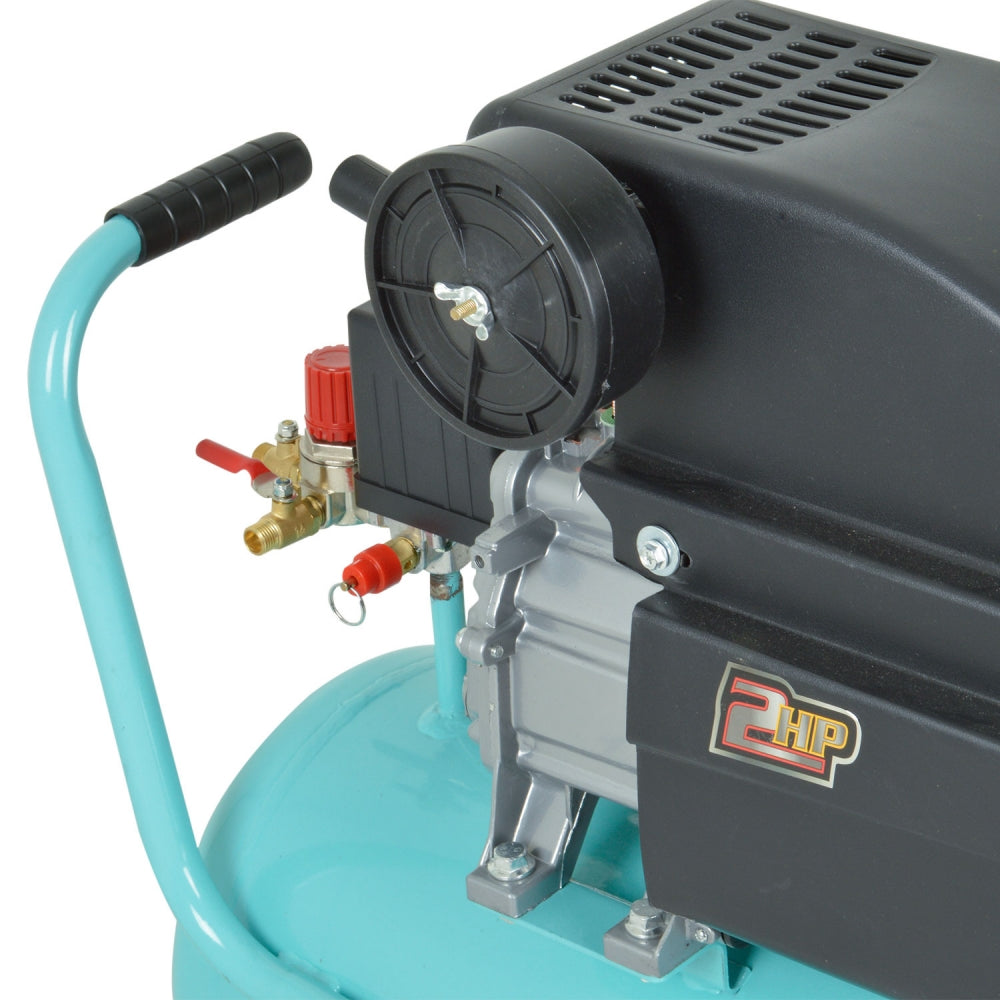Motocompresor de Aire 1,5HP 24 Litros | Compresor Portátil para Taller y Hogar