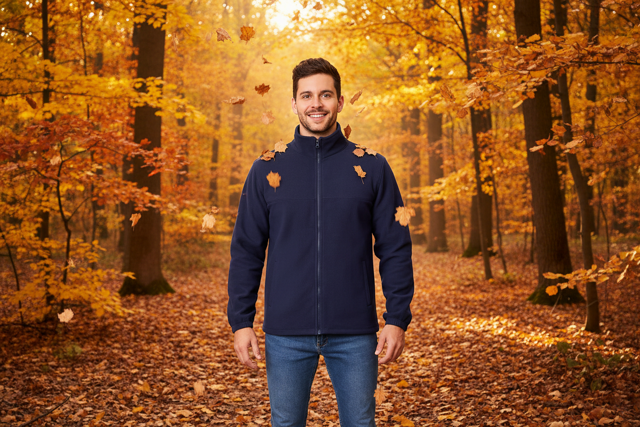 Chaqueta Micropolar Azul Marino