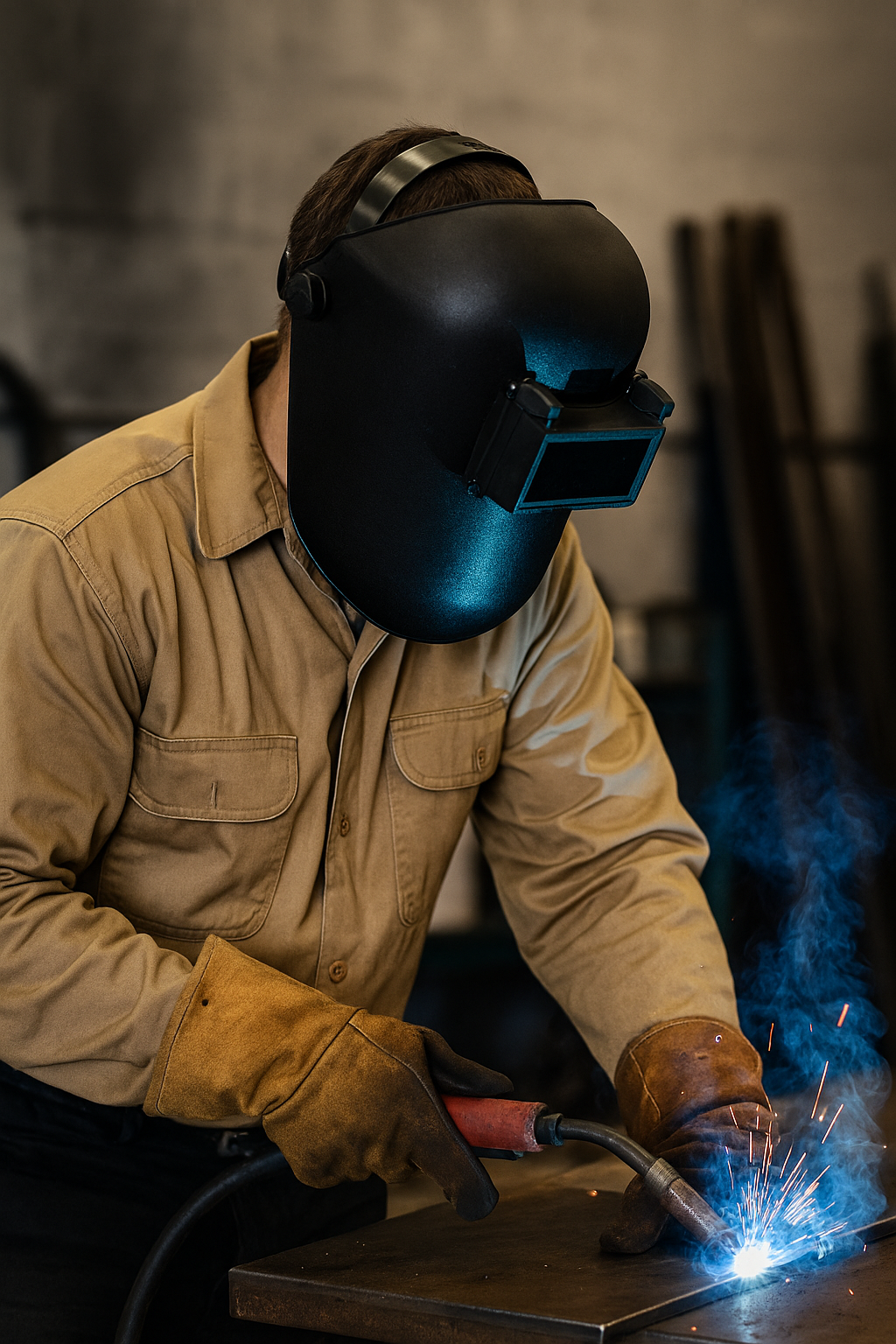 Máscara de Soldar con Visor alzable