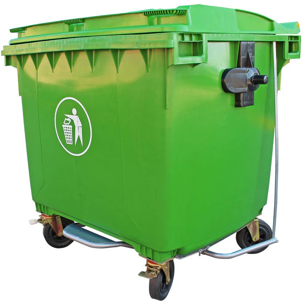 Contenedor LUSTER de 1100 Litros con Tapa Abatible