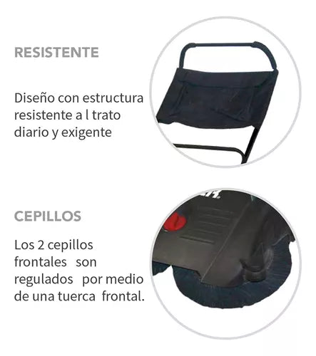 Barredora manual 750 50L S/Cepillo Central