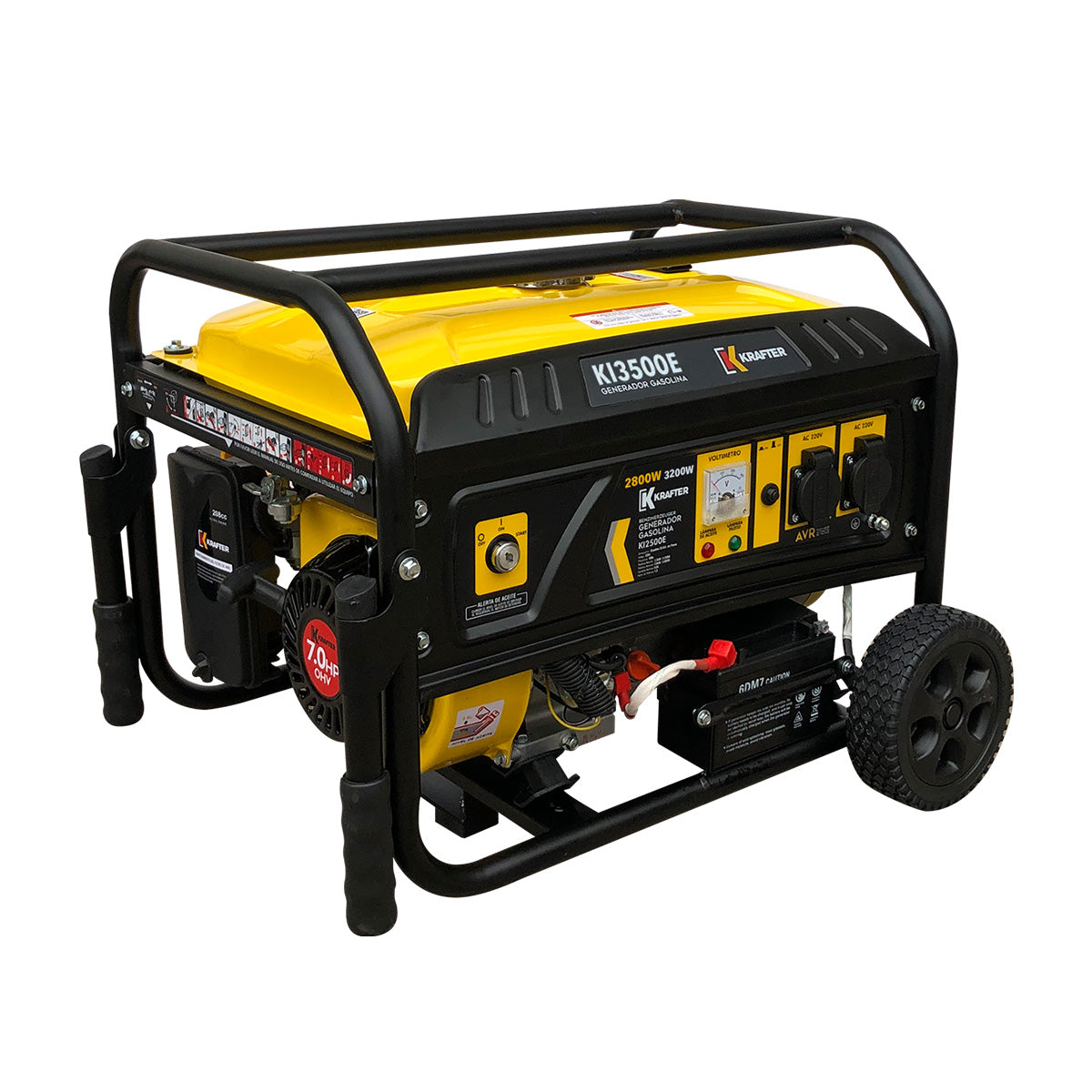 Generador Gasolina Krafter KI3500E de 3,2 KVA Partida Eléctrica