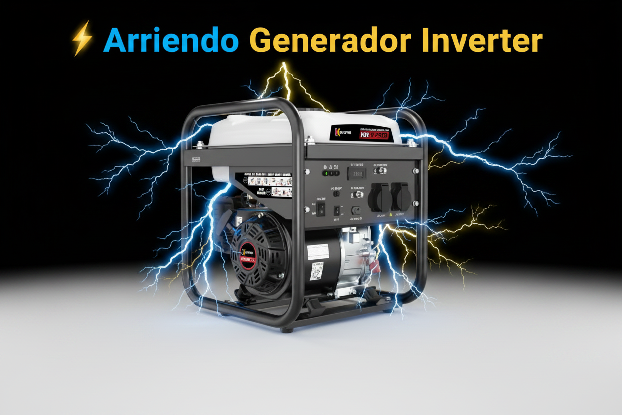 Arriendo Generador Inverter Krafter KR3750ID 3,2 kVA