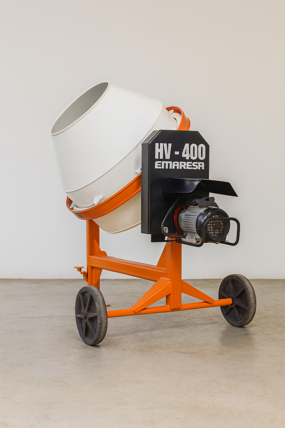 Betonera Eléctrica 400L Volteo Lateral | Uso Industrial | Adtools