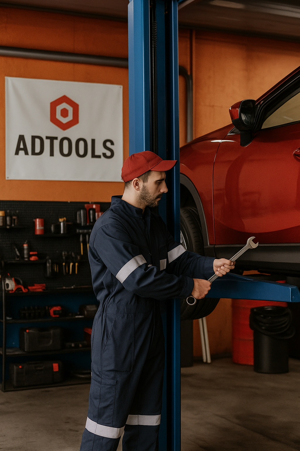 Overol Piloto Poplin Azul