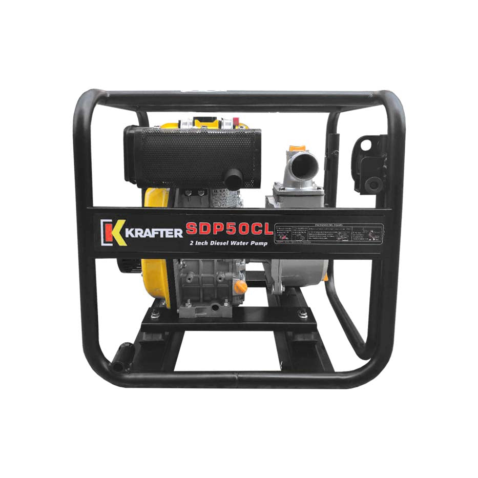 Motobomba Diésel Krafter SDP50CL 2×2 | 4,2HP 600 L/min