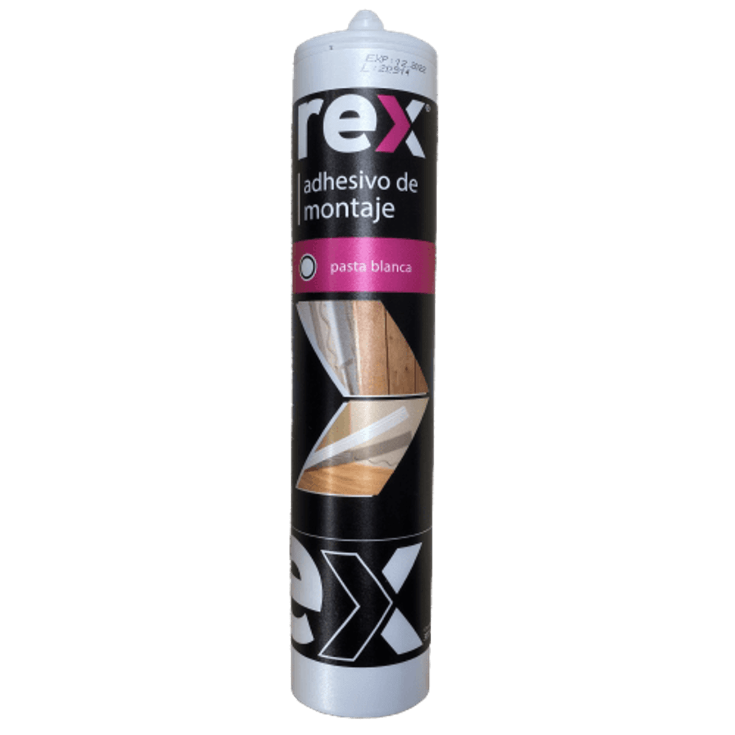 Adhesivo Montaje Cartucho 300ml Rex Pack 6 unidades