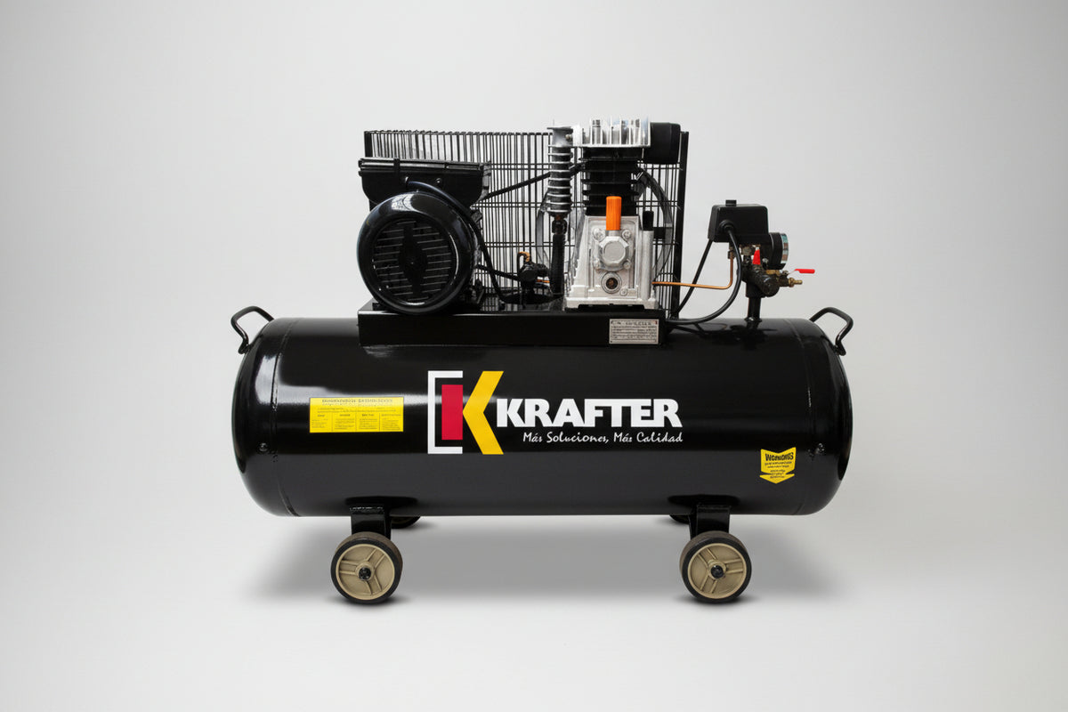 Compresor de aire Krafter ACK100 3HP 100L 220V
