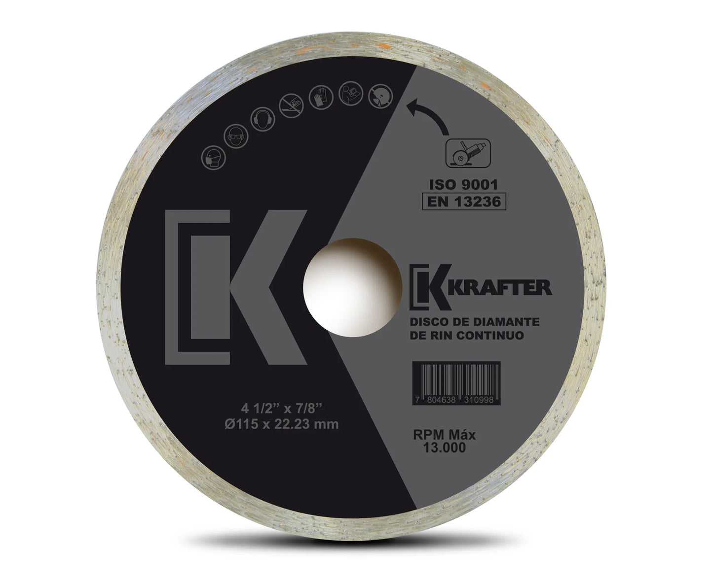 Disco Diamantado Borde Continuo 7"