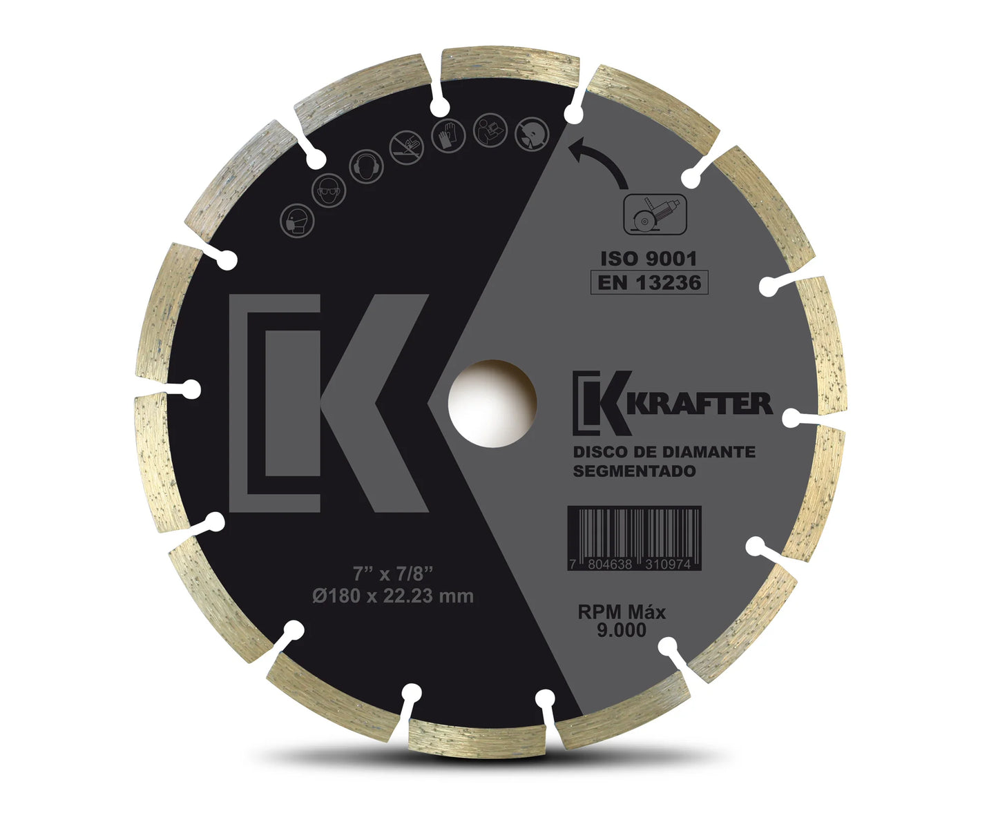 Disco Diamantado Borde Segmentado 4.5"