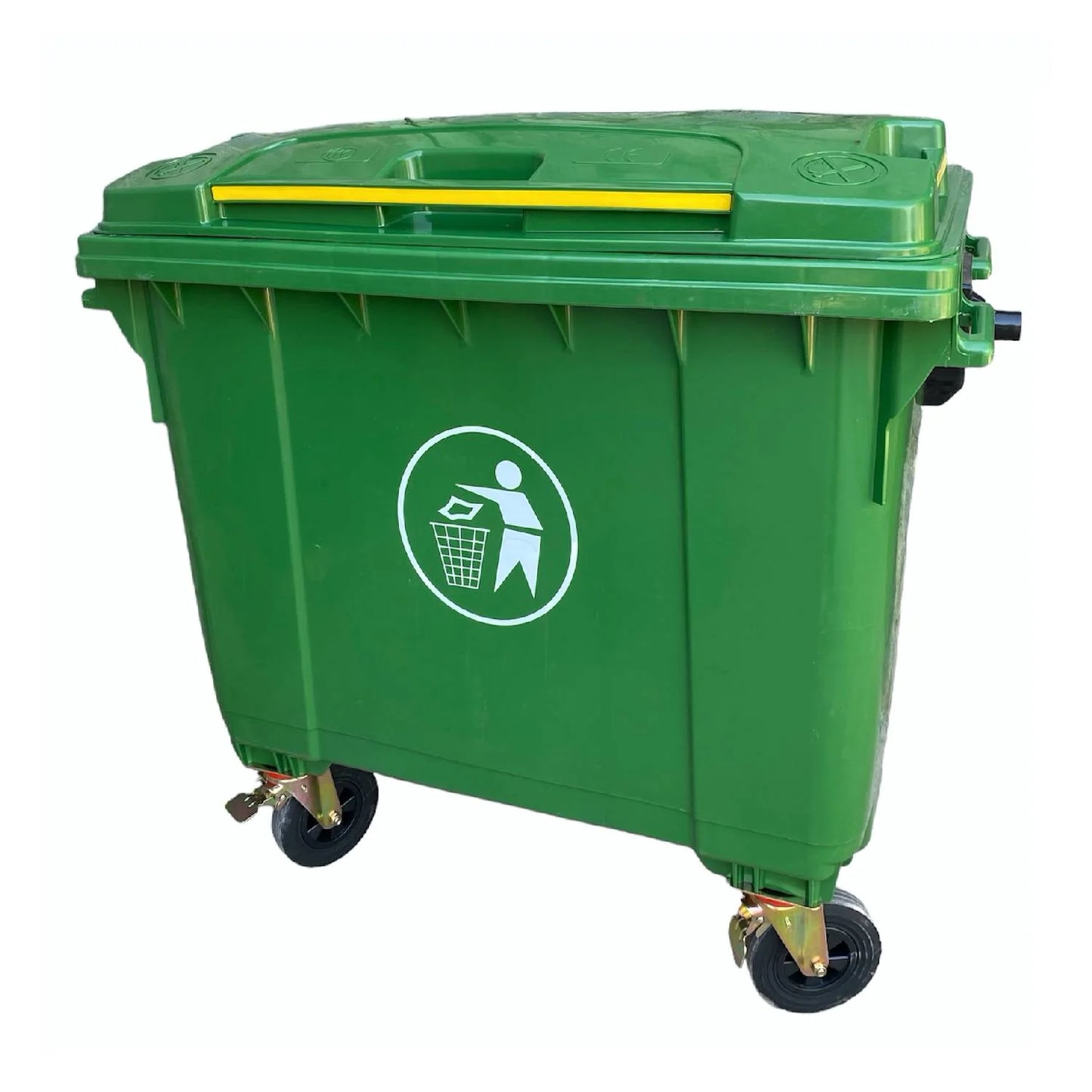 Contenedor LUSTER de 660 Litros con Tapa Abatible