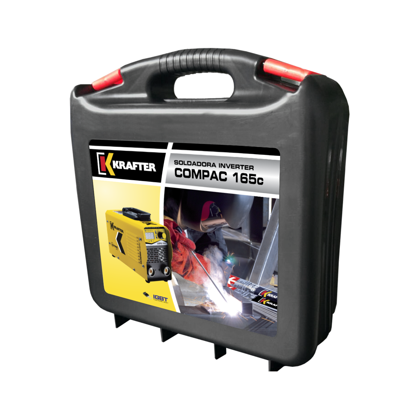 Soldadora inverter 160A Compac 165C + Mascara de Soldar