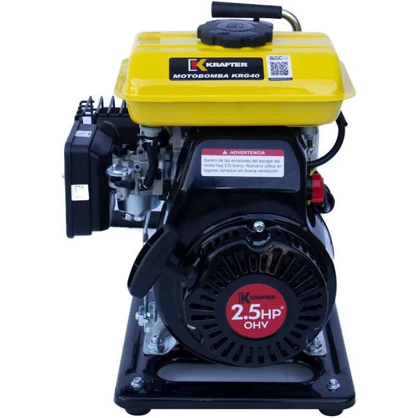 Motobomba Gasolina KR40 1.5" X 1.5" 2.5HP Centrifuga