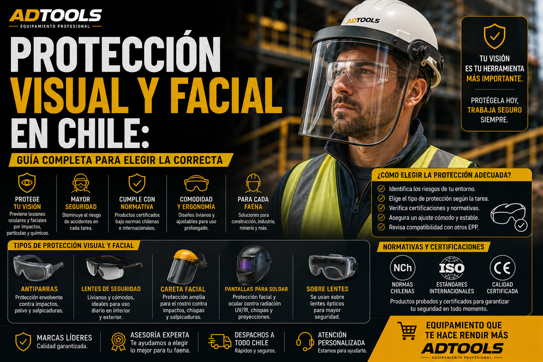 Protección Visual y Facial en Chile: Guía completa para elegir la correcta