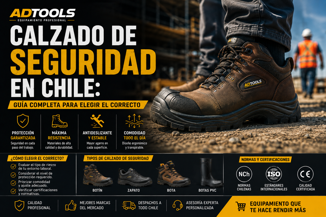 Calzado de Seguridad en Chile: Guía completa para elegir el correcto