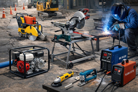 Maquinaria de corte y soldadura para construcción y metalmecánica