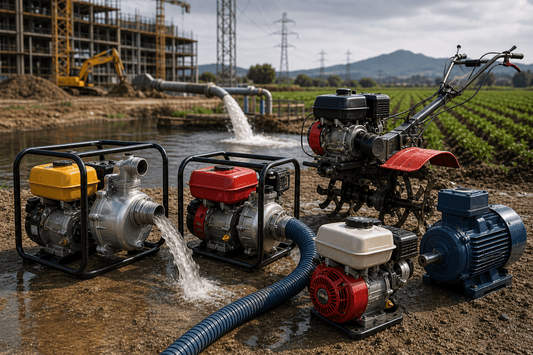 Motobombas, motores y maquinaria: soluciones para trabajo en terreno