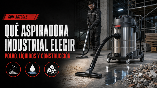 Qué aspiradora industrial elegir para polvo, líquidos y construcción