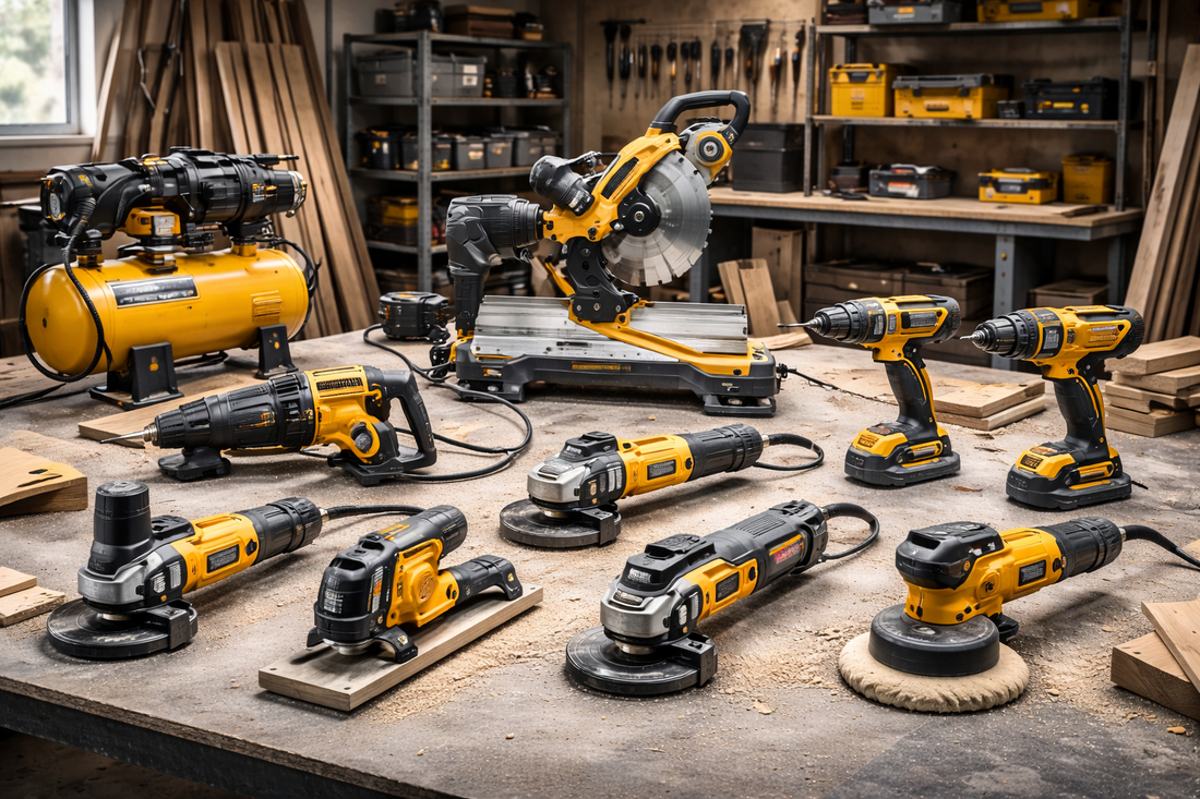 Herramientas para construcción: equipos clave para trabajos exigentes