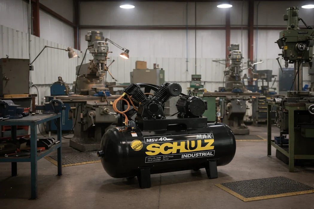 Compresores de aire: cómo elegir entre portátil, industrial o de tornillo