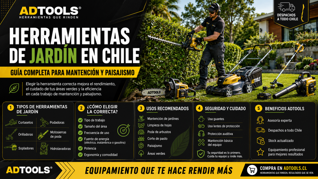 Herramientas de Jardín en Chile: Guía completa para mantención y paisajismo