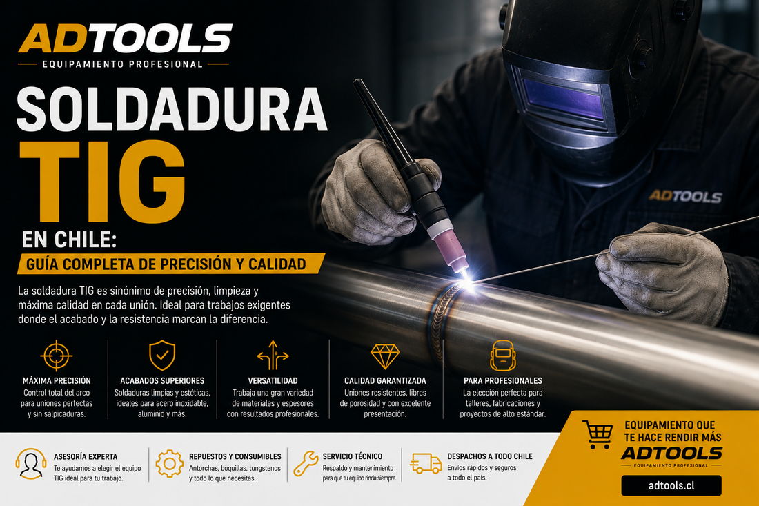 Soldadura TIG en Chile: Guía completa de precisión y calidad