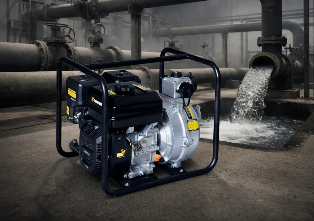 Motobombas diesel y gasolina: eficiencia y rendimiento según el tipo de trabajo