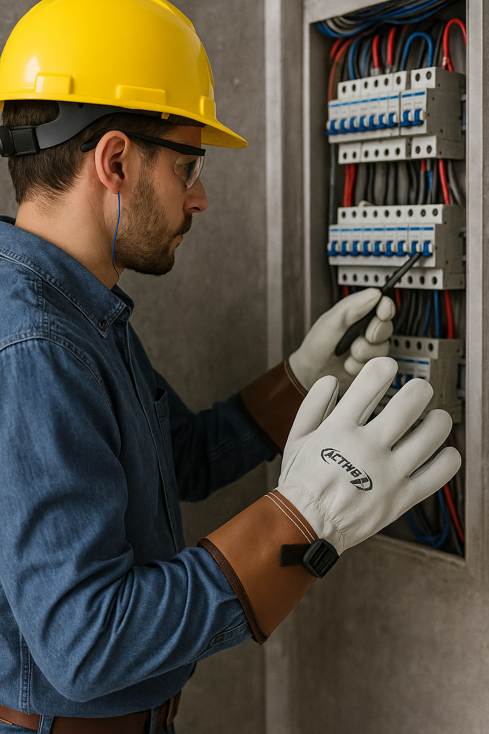 Guante Dieléctrico para Trabajo Eléctrico | Protección Aislante Profesional