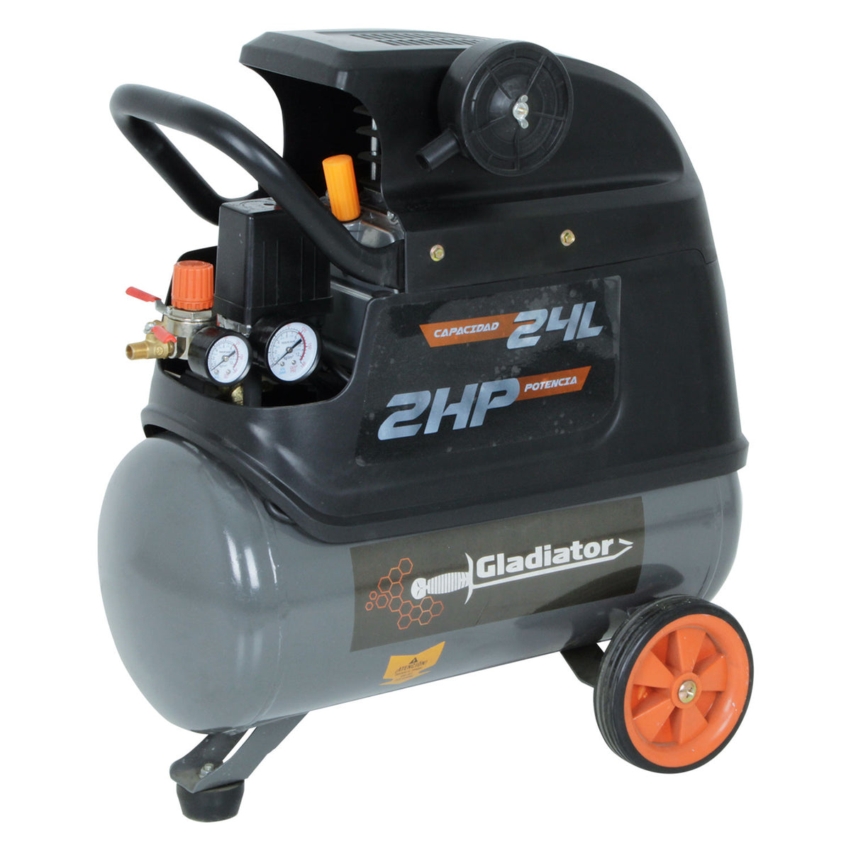 Compresor de Aire Gladiator CE624 2HP 24L | 220V