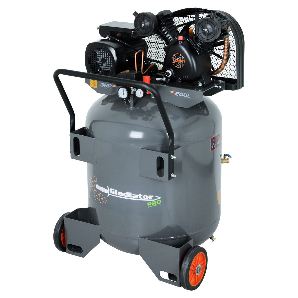 Compresor Vertical 3HP 220V - Uso Profesional