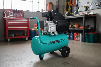 Motocompresor de Aire 1,5HP 24 Litros | Compresor Portátil para Taller y Hogar