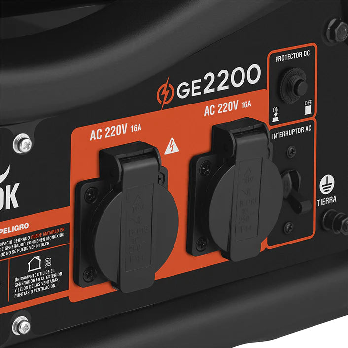 Generador Gasolina 2.2 Kw GE2200V Kolvok