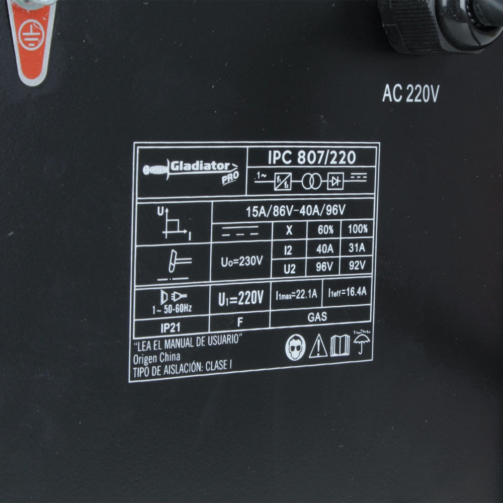 Cortadora de Plasma con compresor IPC 807/220