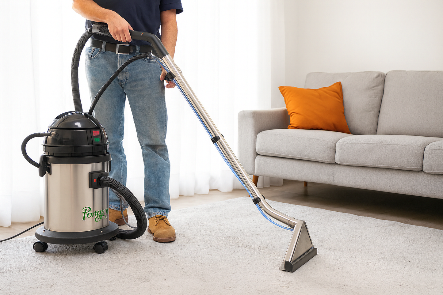 Aspiradora y Lavadora de alfombras – Potente, Compacta y Versátil