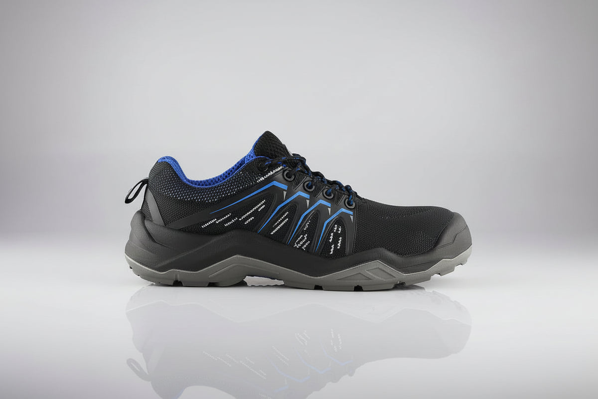 Zapato de Seguridad V-Flex V910 Azul Cómodo y Moderno | Uso Diario Antideslizante