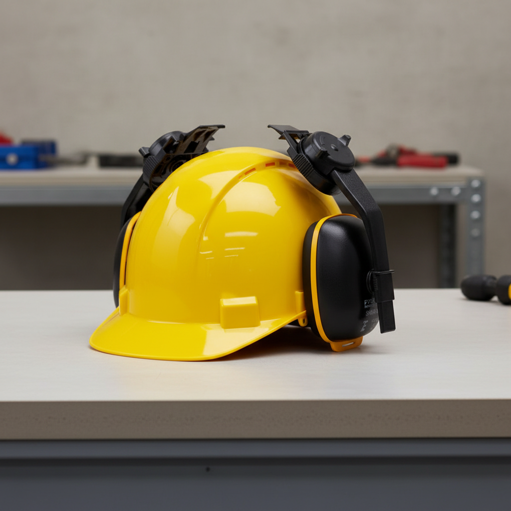 Fono para Casco 26 dB | Protector Auditivo Industrial para Faena y Construcción