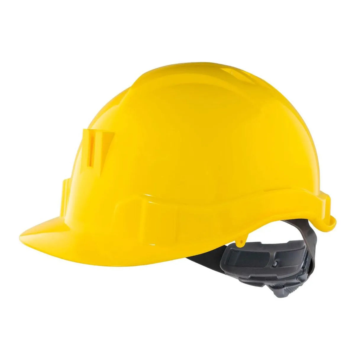 Casco de seguridad industrial blanco con porta lámpara - Adtools
