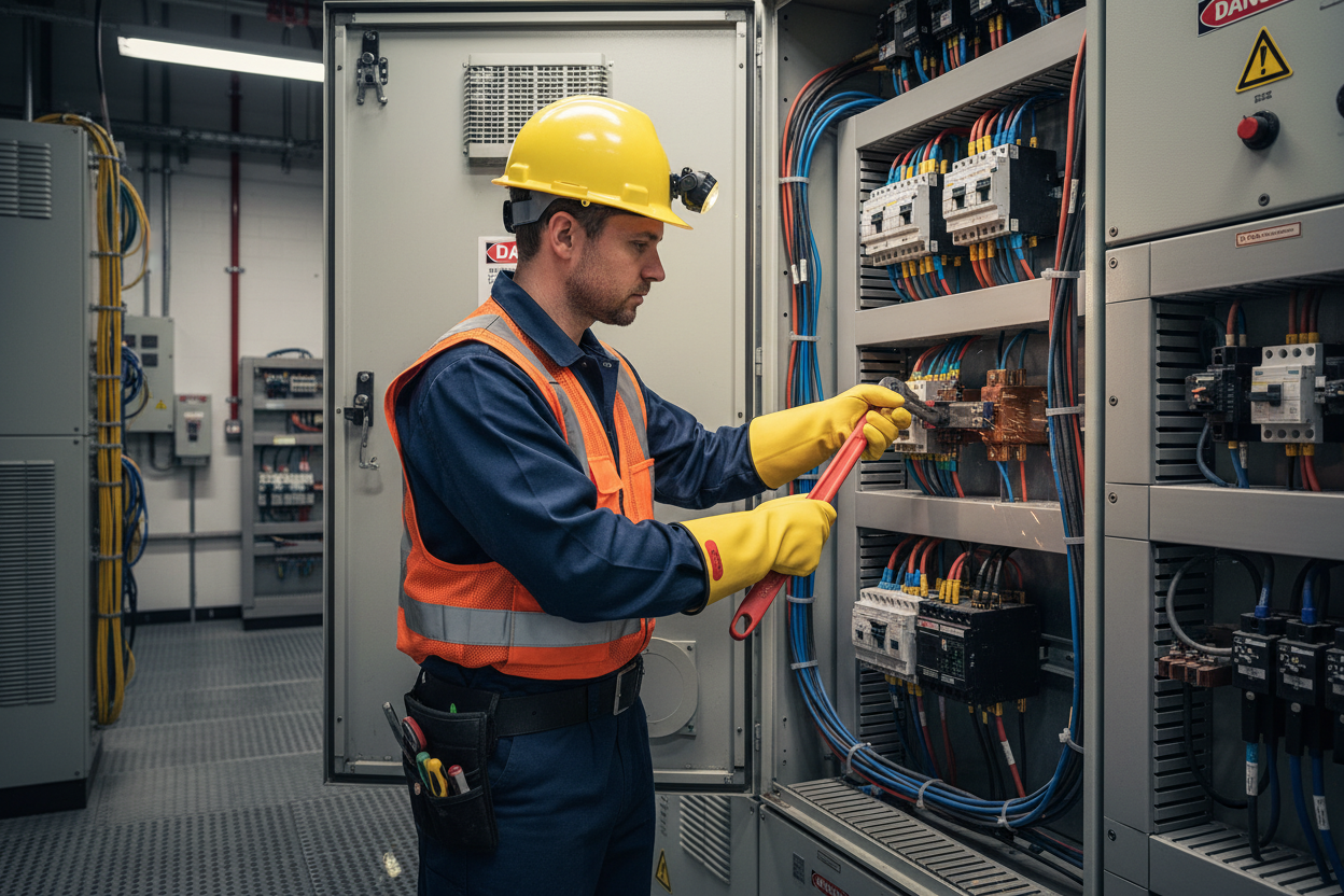 Guante Dieléctrico Clase 2 | Protección Eléctrica Profesional para Alta Tensión