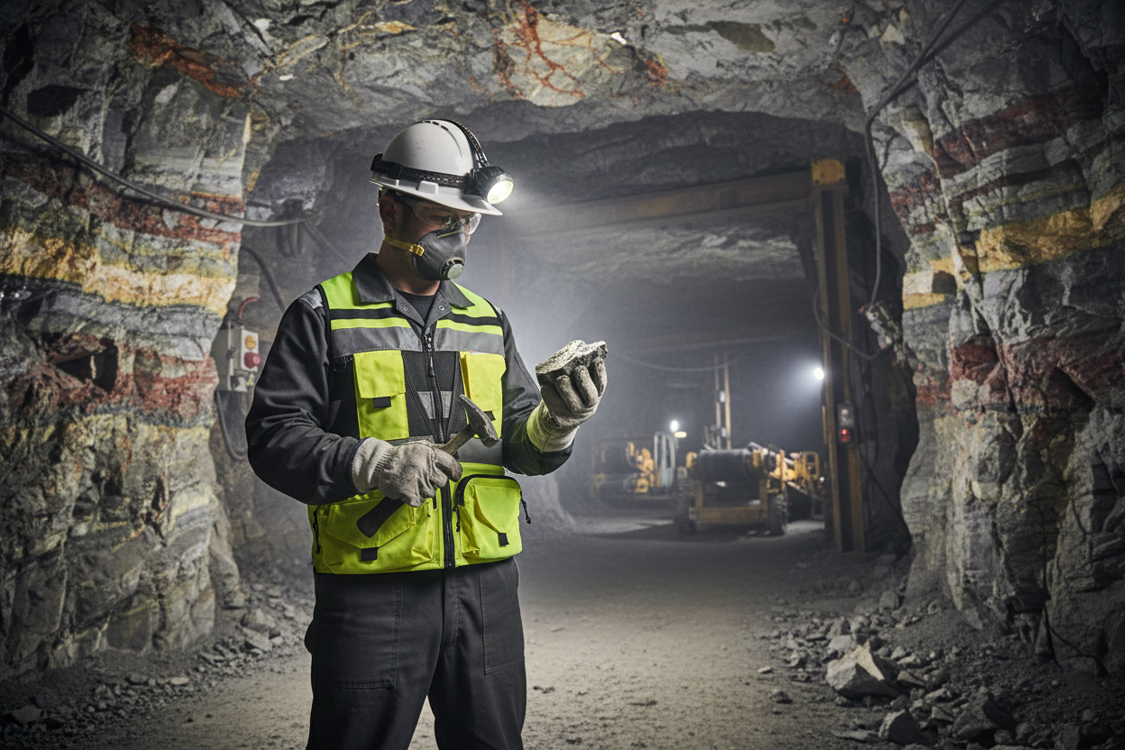 Chaleco Geólogo Amarillo Alta Visibilidad | Chaleco Miner Multibolsillos