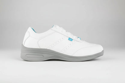 Zapatilla Ocupacional S21 Unisex Blanca y Negra | Liviana, Cómoda y Antideslizante
