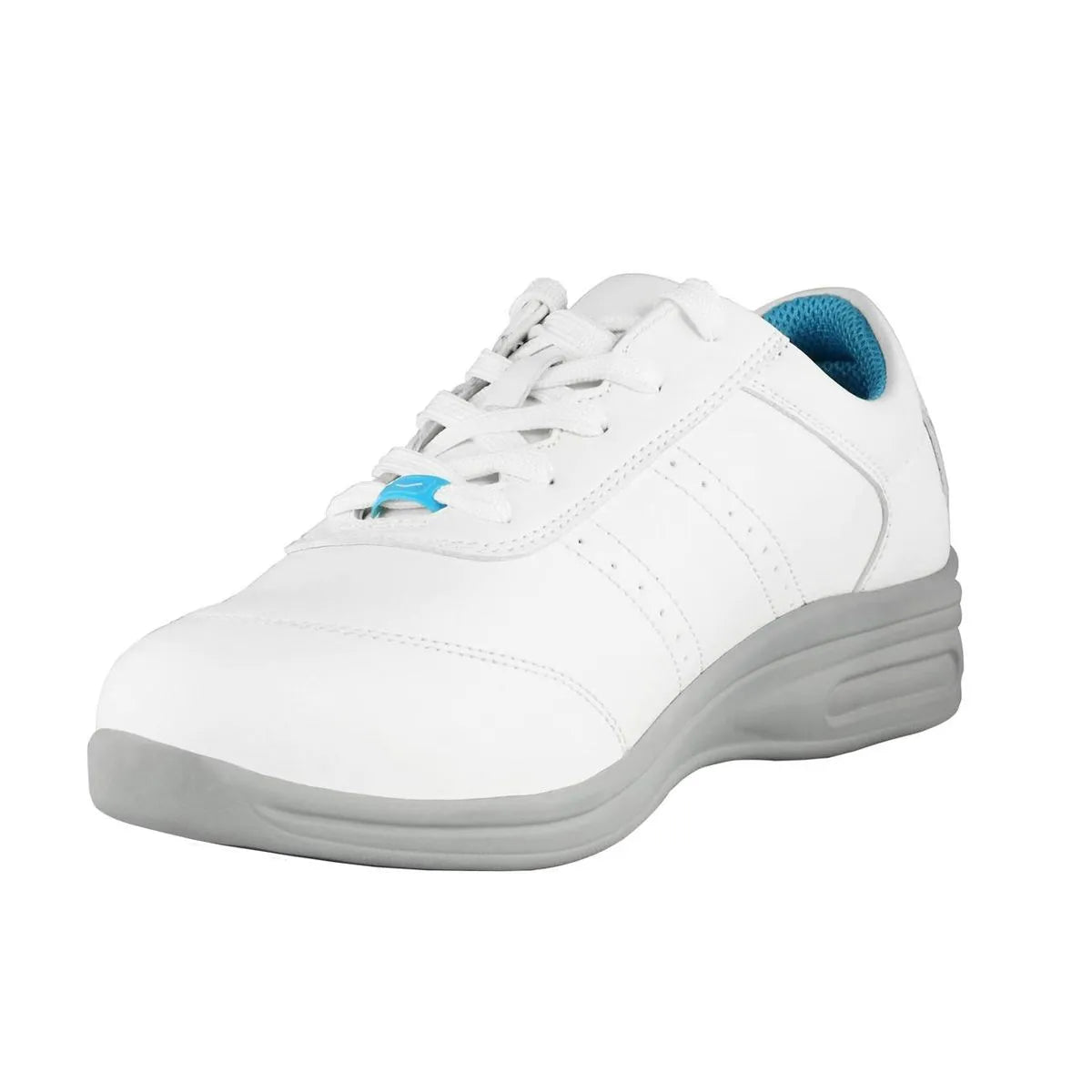 Zapatilla Ocupacional S21 Unisex Blanca y Negra | Liviana, Cómoda y Antideslizante