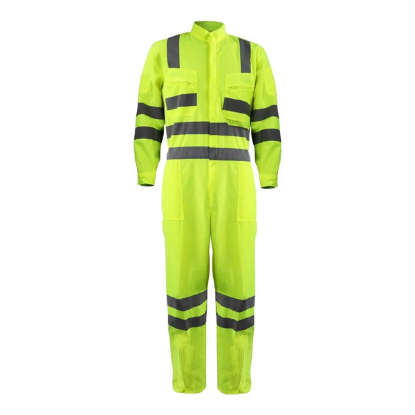 Overol relfectante Verde Fluor Cinta 360 Norma Vial